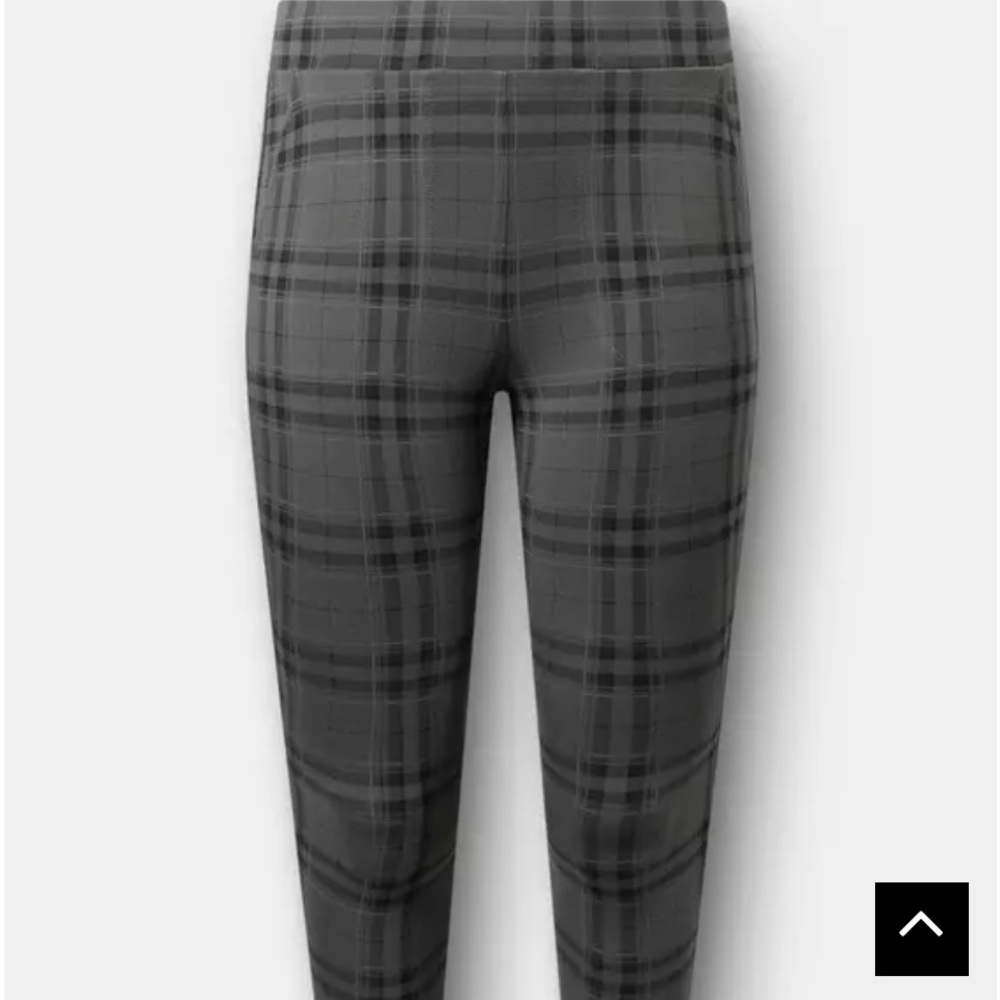 Torrid Charcoal Plaid Premium Leggings